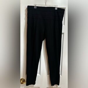 Democracy Women’s 3X Black Gut Buster Pants Leggings Stretch Mid Rise